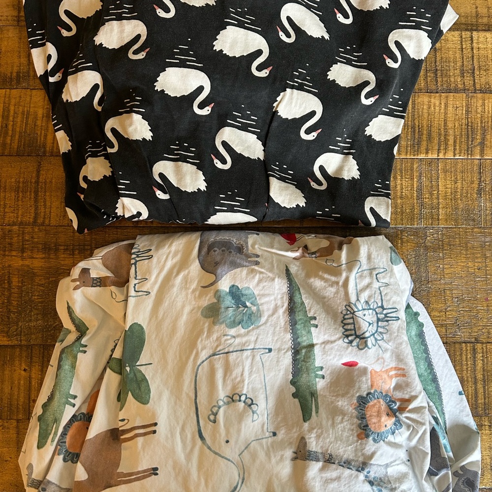 Bundle of crib sheets | Pottery Barn & Winter Water Factory